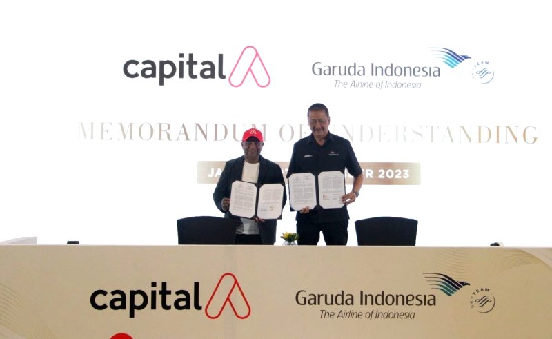 Capital A inks partnership deal with Garuda Indonesia Group